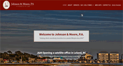 Desktop Screenshot of johnsonmoorelaw.com