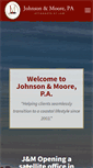 Mobile Screenshot of johnsonmoorelaw.com